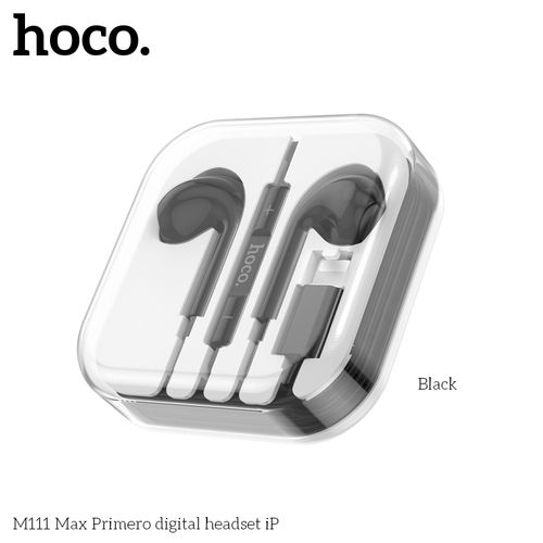 Hoco M111 Max Auricular Lightning Para Iphone Blanco